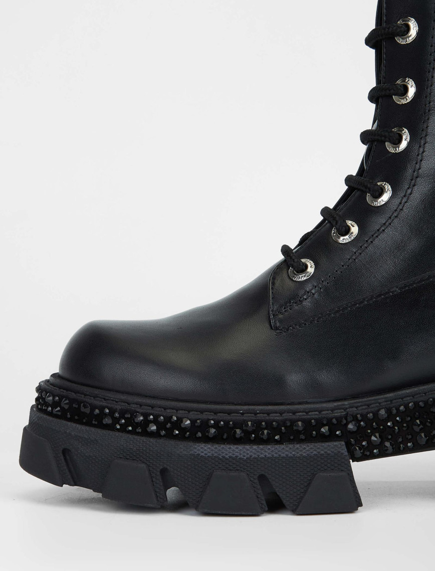 Tamer Tanca Kadın Hakiki Deri Siyah Deri Casual Bot Tamer Tanca Kadın Hakiki Deri Siyah Deri Casual Bot