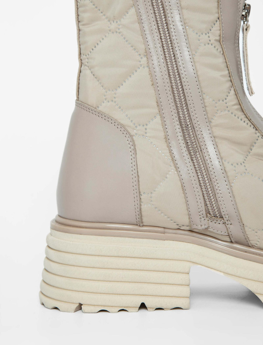 Tamer Tanca Kadın Hakiki Deri Bej Rugan Casual Bot Tamer Tanca Kadın Hakiki Deri Bej Rugan Casual Bot