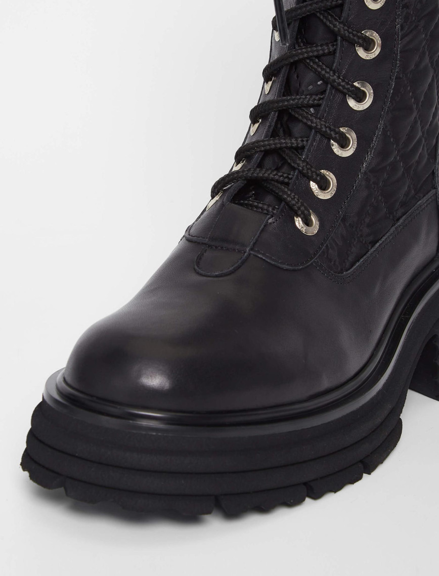 Tamer Tanca Kadın Hakiki Deri Siyah Deri Casual Bot