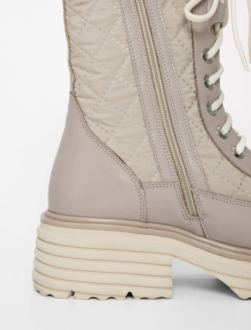 Tamer Tanca Kadın Hakiki Deri Bej Rugan Casual Bot