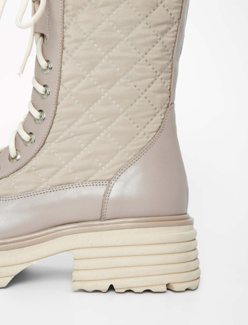 Tamer Tanca Kadın Hakiki Deri Bej Rugan Casual Bot