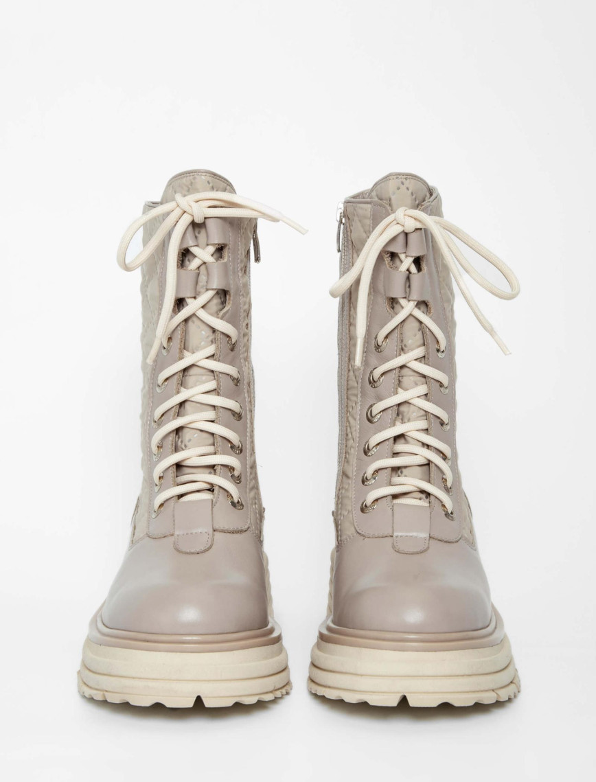 Tamer Tanca Kadın Hakiki Deri Bej Rugan Casual Bot