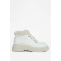 Tamer Tanca Kadın Hakiki Deri Bej Casual Bot