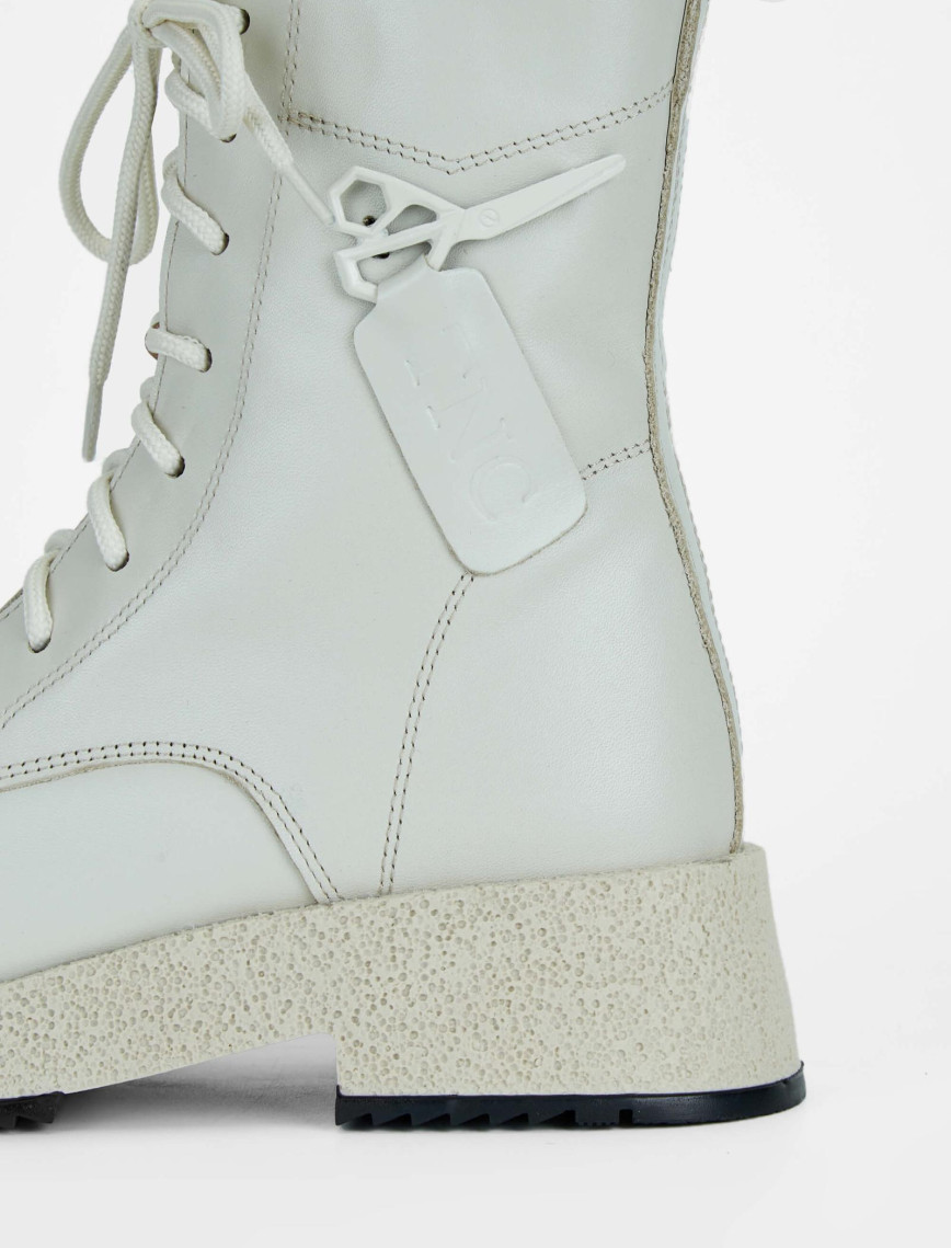 Tamer Tanca Kadın Hakiki Deri Kırık Beyaz Casual Bot Tamer Tanca Kadın Hakiki Deri Kırık Beyaz Casual Bot