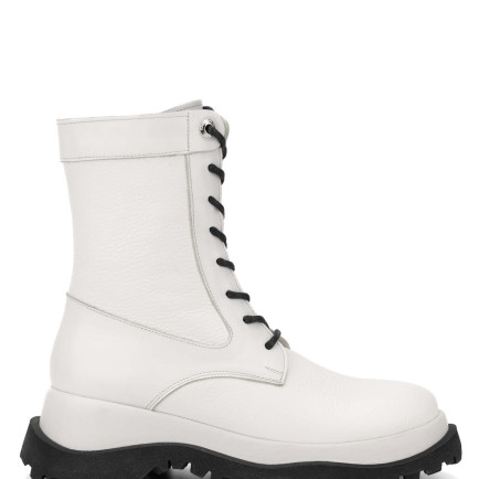 Tamer Tanca Kadın Hakiki Deri Kırık Beyaz Casual Bot