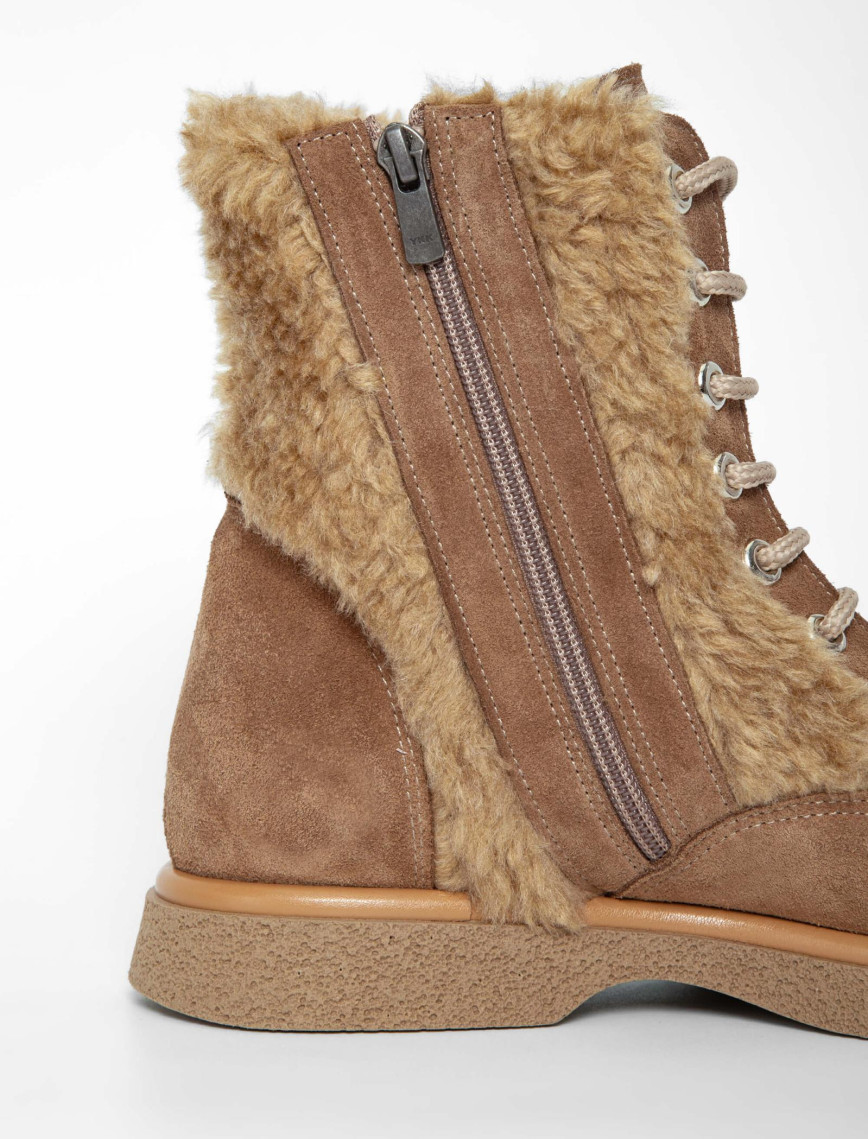 Tamer Tanca Kadın Hakiki Deri Vizon Casual Bot Tamer Tanca Kadın Hakiki Deri Vizon Casual Bot