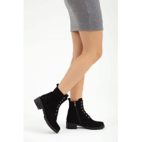 Tamer Tanca Kadın Hakiki Deri Siyah Casual Bot Tamer Tanca Kadın Hakiki Deri Siyah Casual Bot