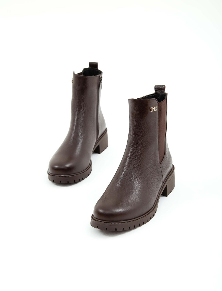 Tamer Tanca Kadın Hakiki Deri Kahverengi Floter Casual Bot Tamer Tanca Kadın Hakiki Deri Kahverengi Floter Casual Bot