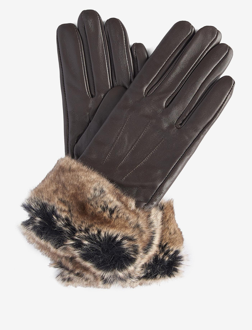 Barbour Suni Kürklü Deri Eldiven Barbour Suni Kürklü Deri Eldiven