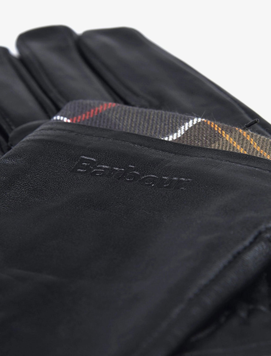 Barbour Tartan Trimmed Deri Eldiven Barbour Tartan Trimmed Deri Eldiven