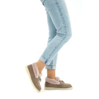 Tamer Tanca Kadın Hakiki Deri Vizon Casual Bot