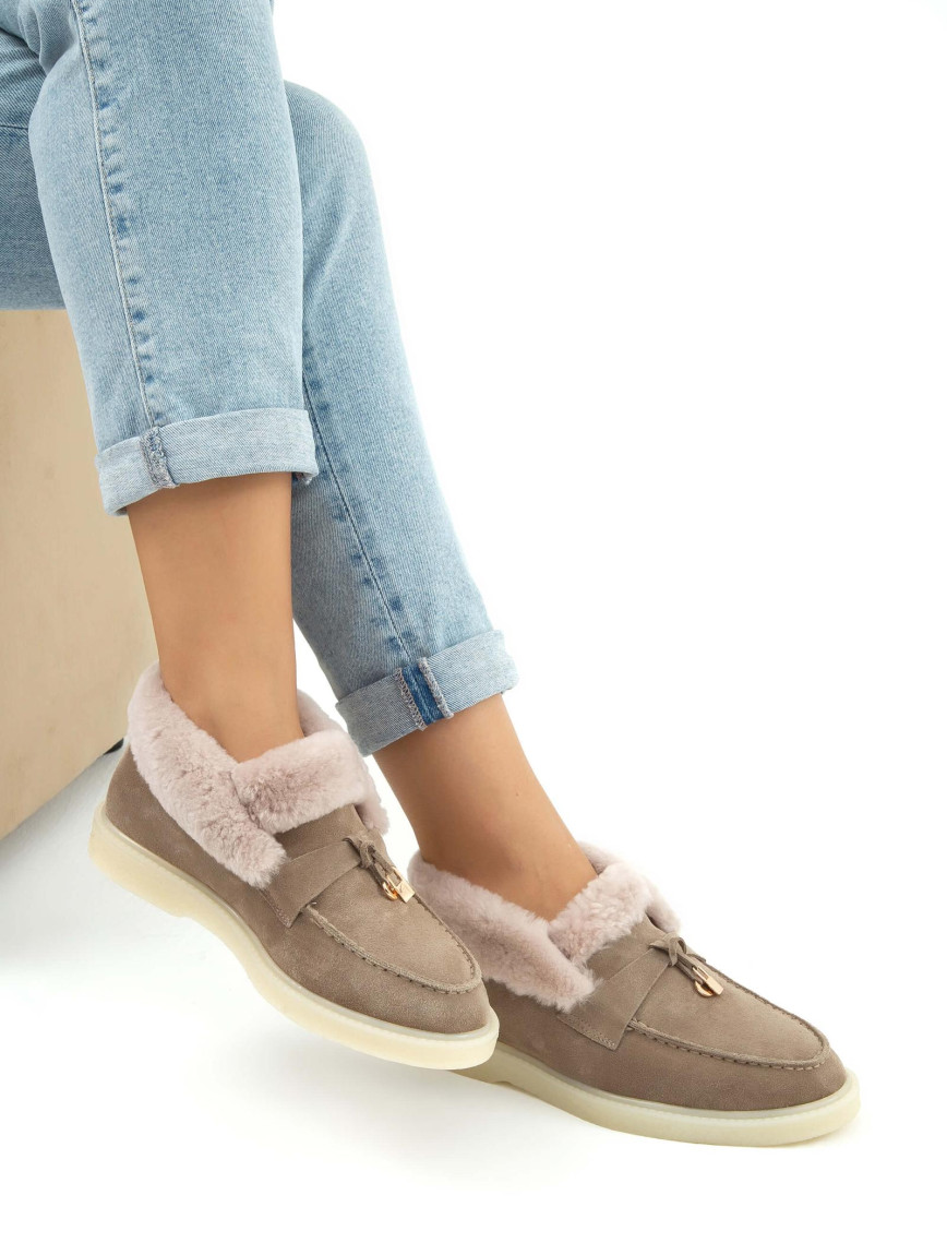 Tamer Tanca Kadın Hakiki Deri Vizon Casual Bot