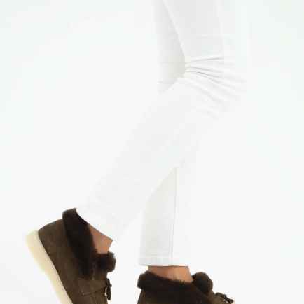 Tamer Tanca Kadın Hakiki Deri Yeşil Casual Bot