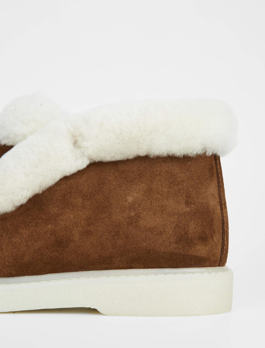 Tamer Tanca Kadın Hakiki Deri Kahverengi Casual Bot