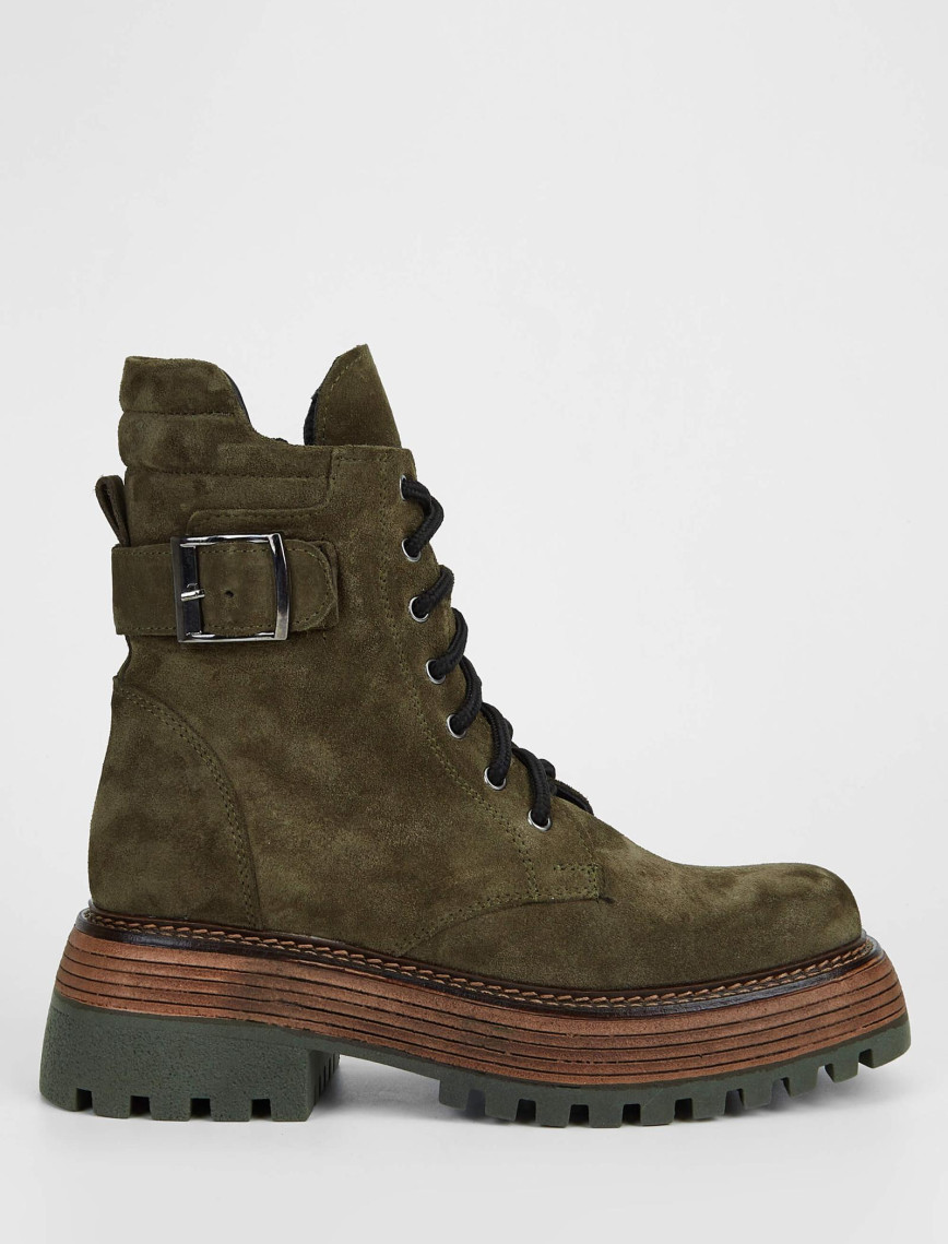 Tamer Tanca Kadın Hakiki Deri Gri Casual Bot