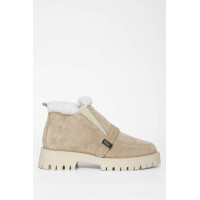 Tamer Tanca Kadın Hakiki Deri Bej Casual Bot