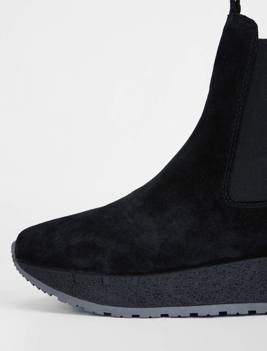 Tamer Tanca Kadın Hakiki Deri Siyah Süet Casual Bot Tamer Tanca Kadın Hakiki Deri Siyah Süet Casual Bot