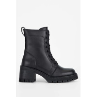 Tamer Tanca Kadın Hakiki Deri Siyah Deri Casual Bot