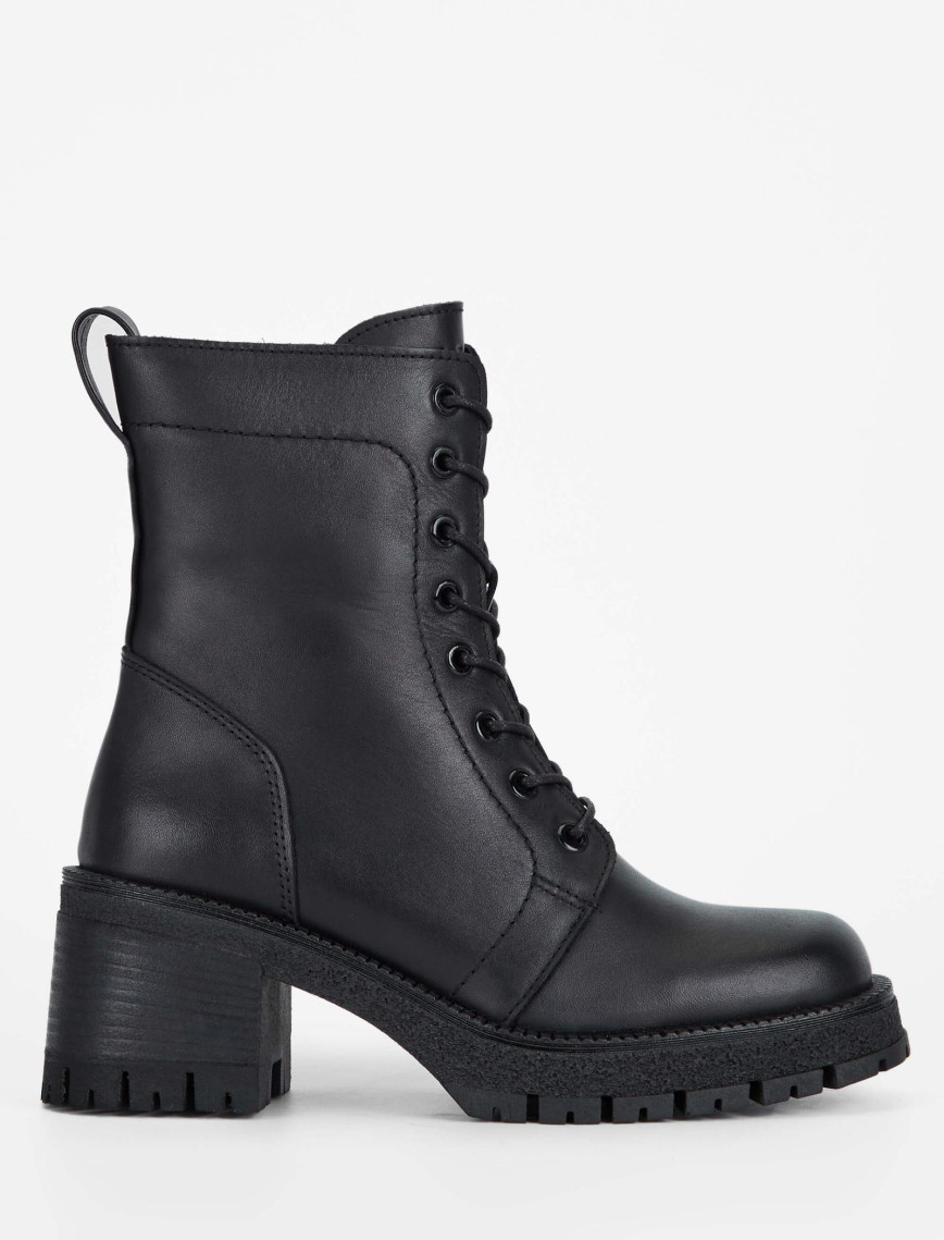 Tamer Tanca Kadın Hakiki Deri Siyah Deri Casual Bot