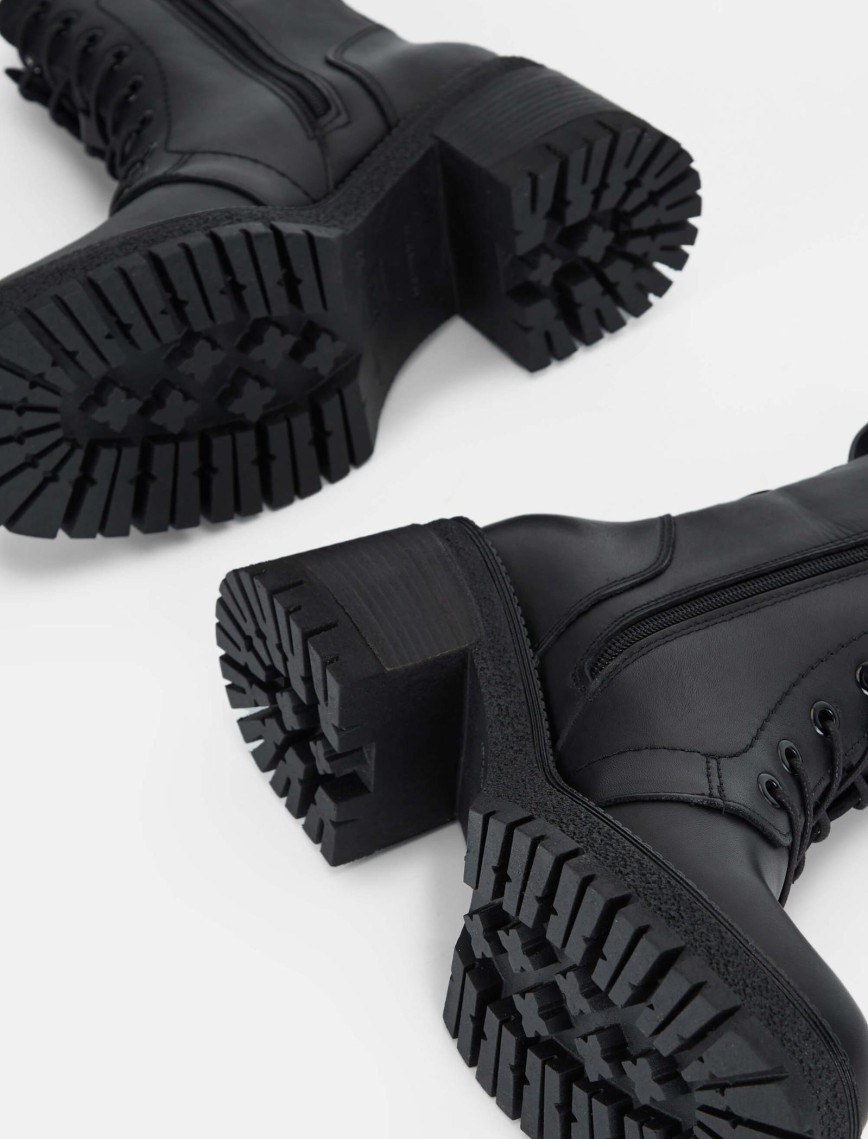 Tamer Tanca Kadın Hakiki Deri Siyah Deri Casual Bot