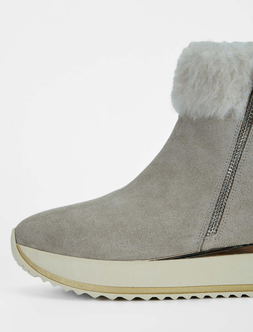 Tamer Tanca Kadın Hakiki Deri Bej Casual Bot Tamer Tanca Kadın Hakiki Deri Bej Casual Bot