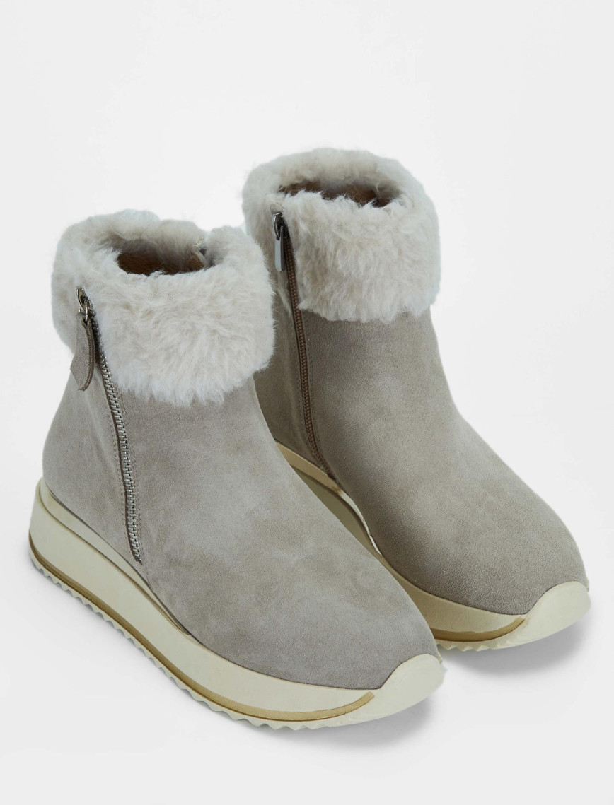 Tamer Tanca Kadın Hakiki Deri Bej Casual Bot Tamer Tanca Kadın Hakiki Deri Bej Casual Bot