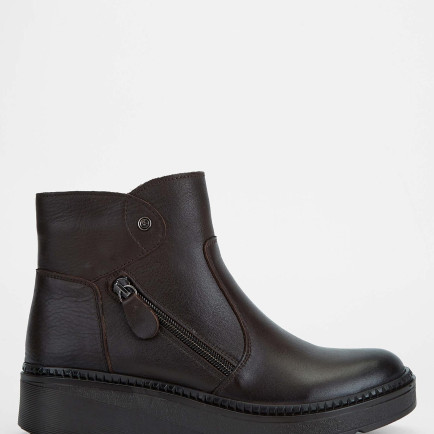 Tamer Tanca Kadın Hakiki Deri Kahverengi Casual Bot Tamer Tanca Kadın Hakiki Deri Kahverengi Casual Bot