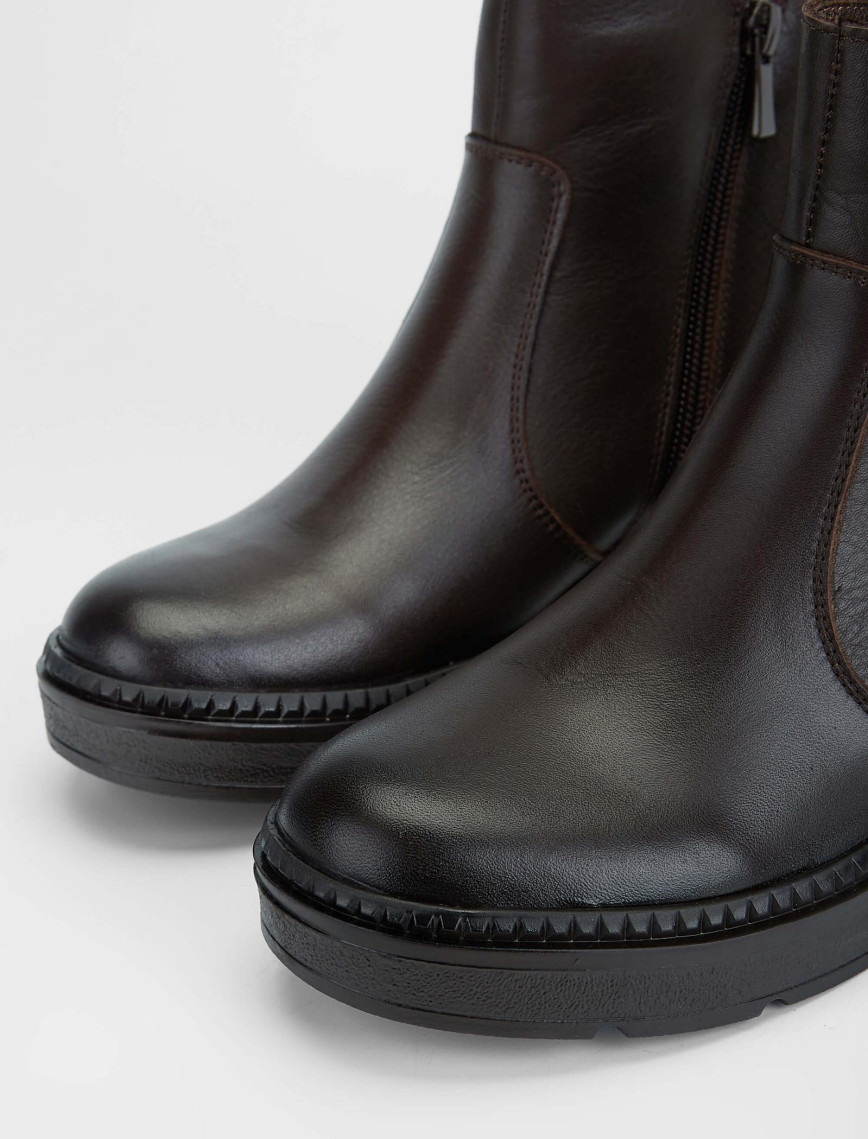 Tamer Tanca Kadın Hakiki Deri Kahverengi Casual Bot Tamer Tanca Kadın Hakiki Deri Kahverengi Casual Bot