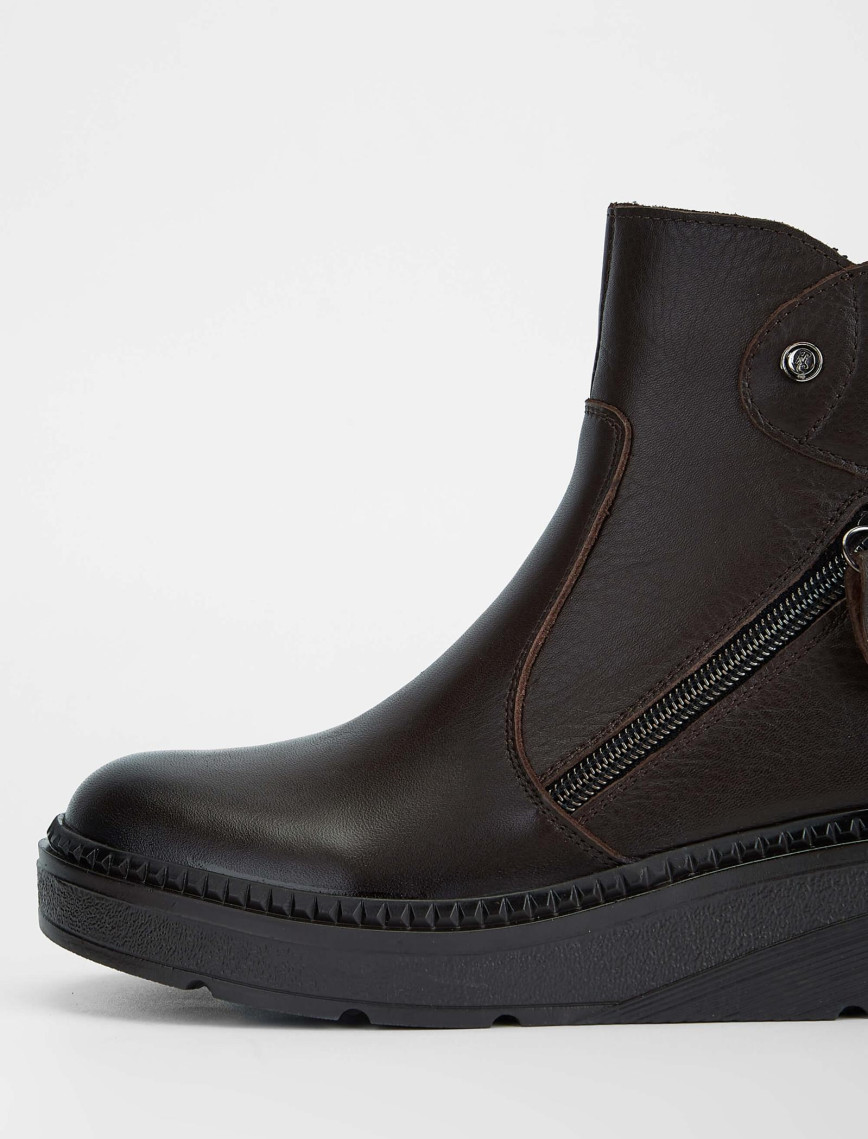 Tamer Tanca Kadın Hakiki Deri Kahverengi Casual Bot Tamer Tanca Kadın Hakiki Deri Kahverengi Casual Bot