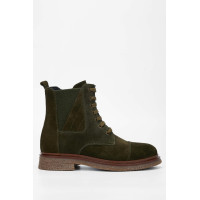 Tamer Tanca Kadın Hakiki Deri Haki Süet Casual Bot