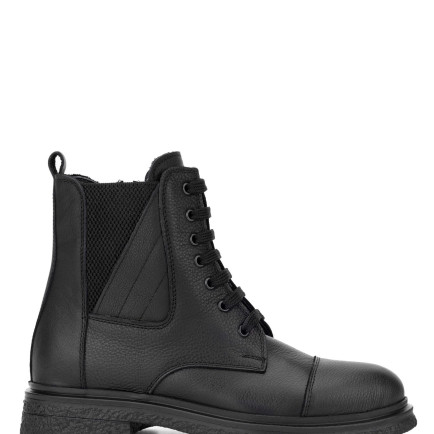 Tamer Tanca Kadın Hakiki Deri Siyah Deri Casual Bot Tamer Tanca Kadın Hakiki Deri Siyah Deri Casual Bot