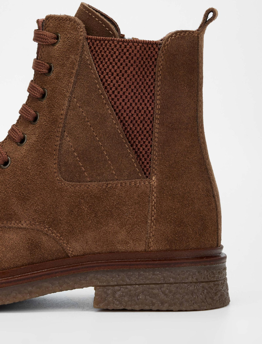 Tamer Tanca Kadın Hakiki Deri Kahverengi Casual Bot