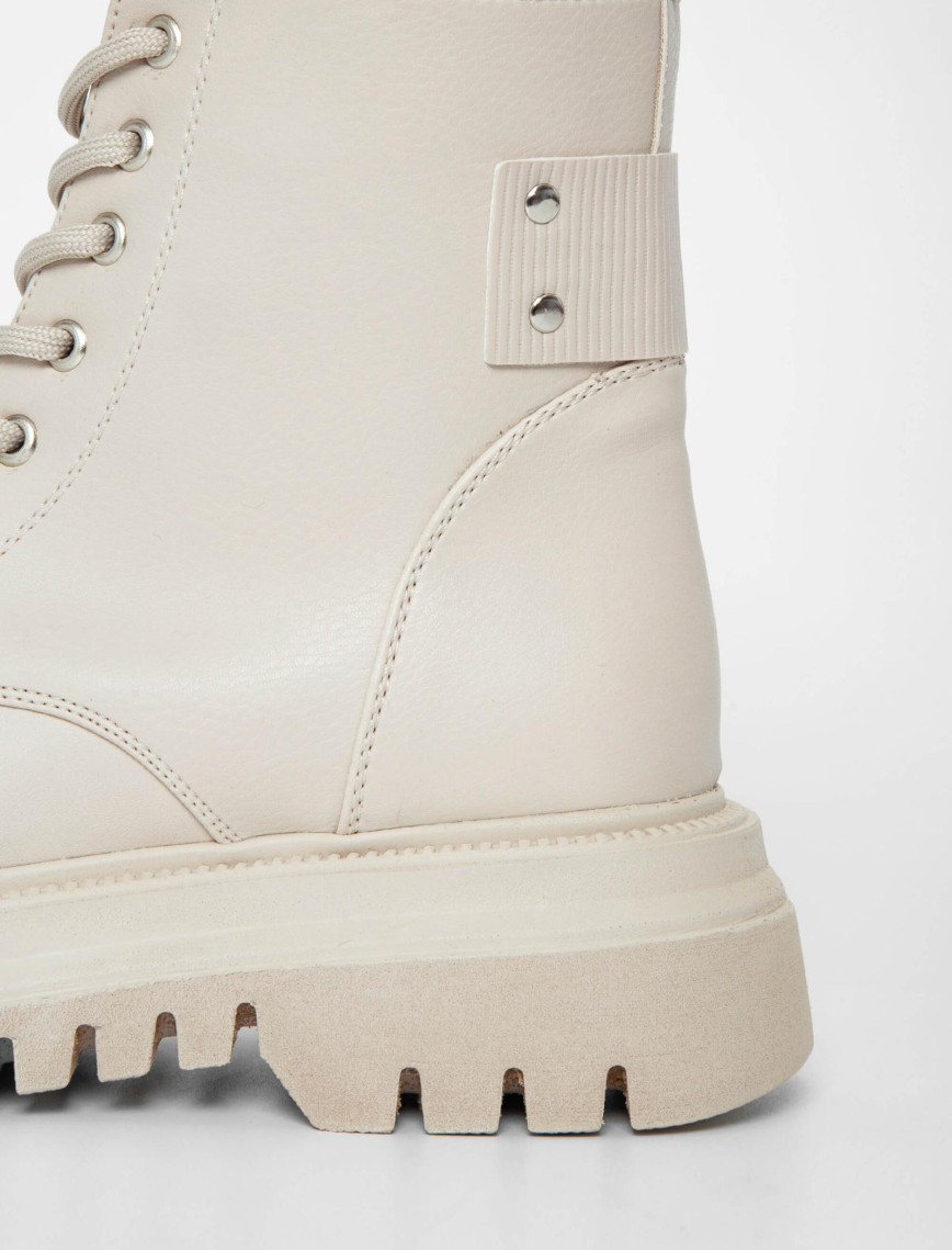 Tamer Tanca Kadın Vegan Beyaz Casual Bot Tamer Tanca Kadın Vegan Beyaz Casual Bot