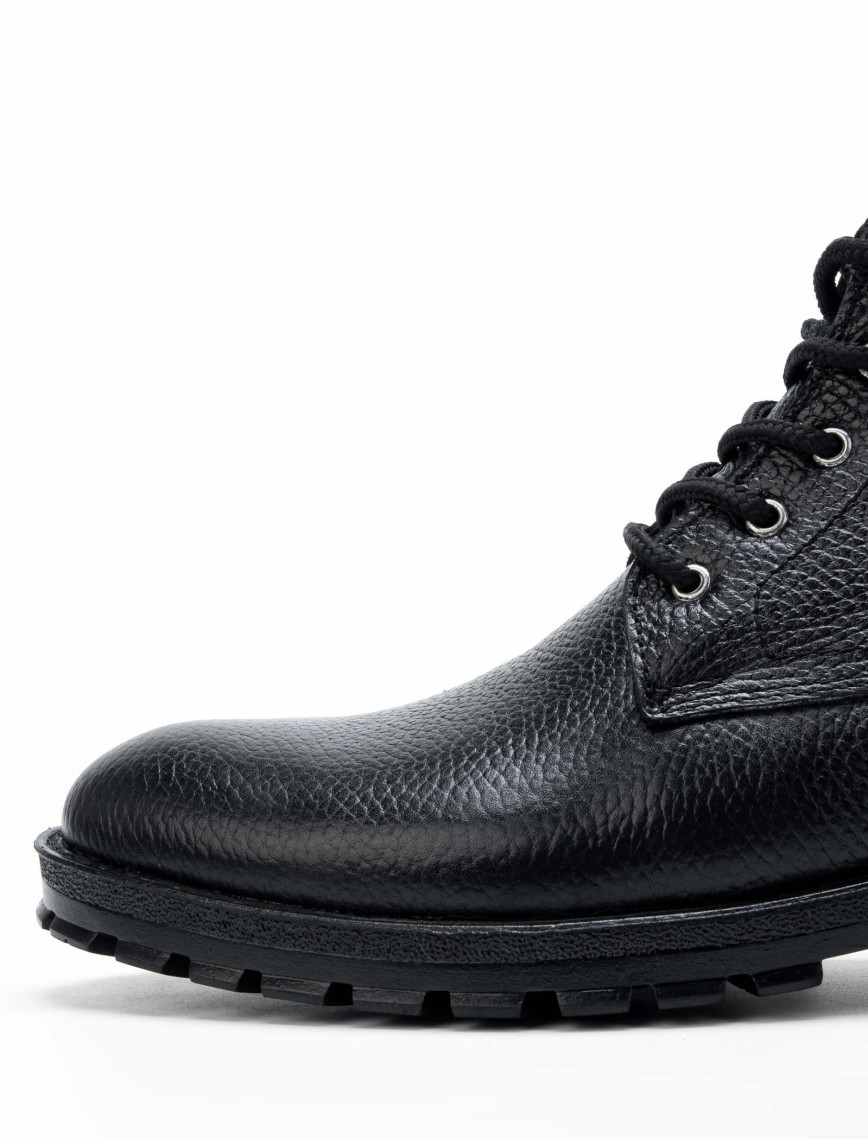 Tamer Tanca Erkek Hakiki Deri Siyah Casual Bot Tamer Tanca Erkek Hakiki Deri Siyah Casual Bot