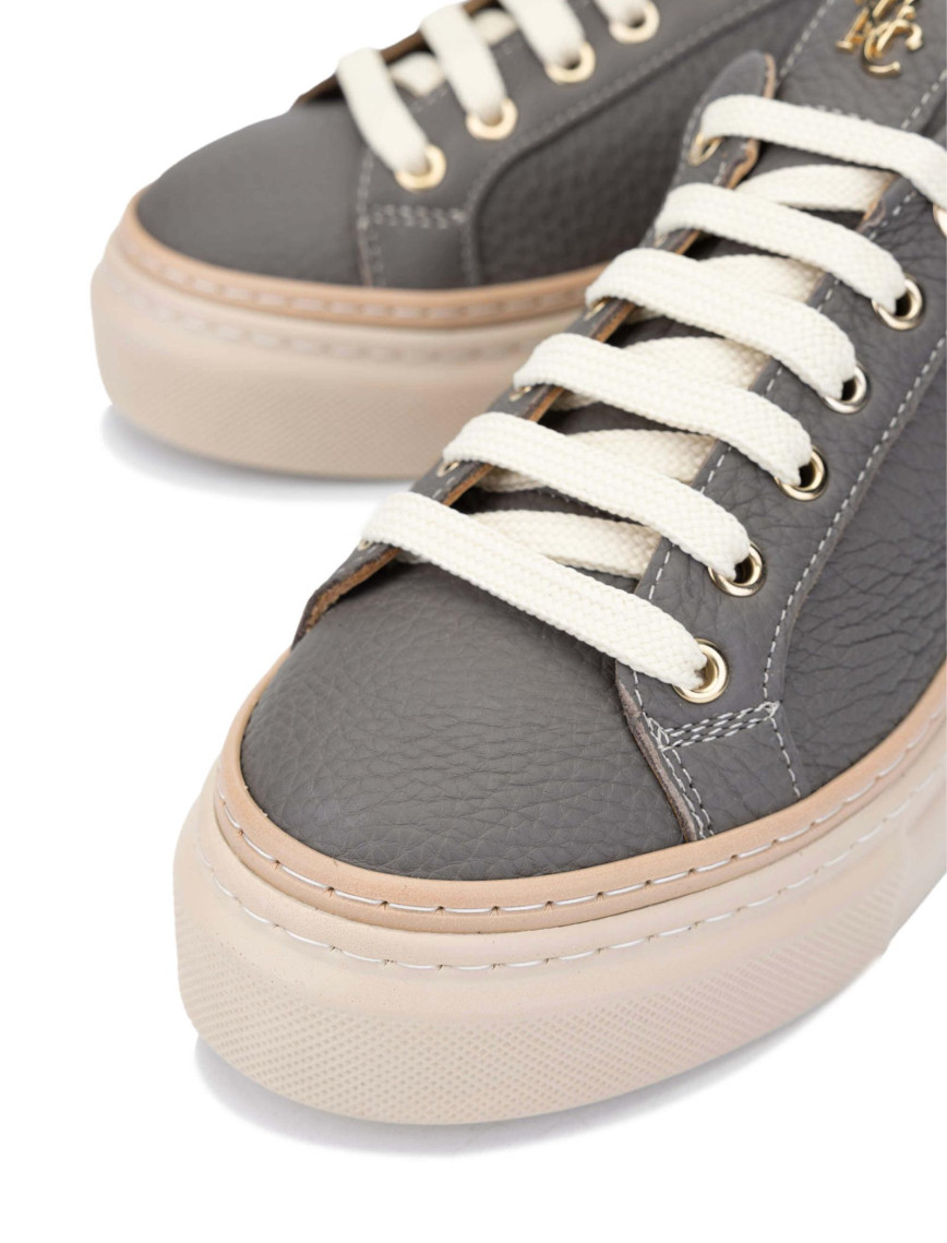 Tamer Tanca Kadın Hakiki Deri Koyu Gri Sneakers & Spor Ayakkabı Tamer Tanca Kadın Hakiki Deri Koyu Gri Sneakers & Spor Ayakkabı