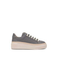 Tamer Tanca Kadın Hakiki Deri Koyu Gri Sneakers & Spor Ayakkabı Tamer Tanca Kadın Hakiki Deri Koyu Gri Sneakers & Spor Ayakkabı