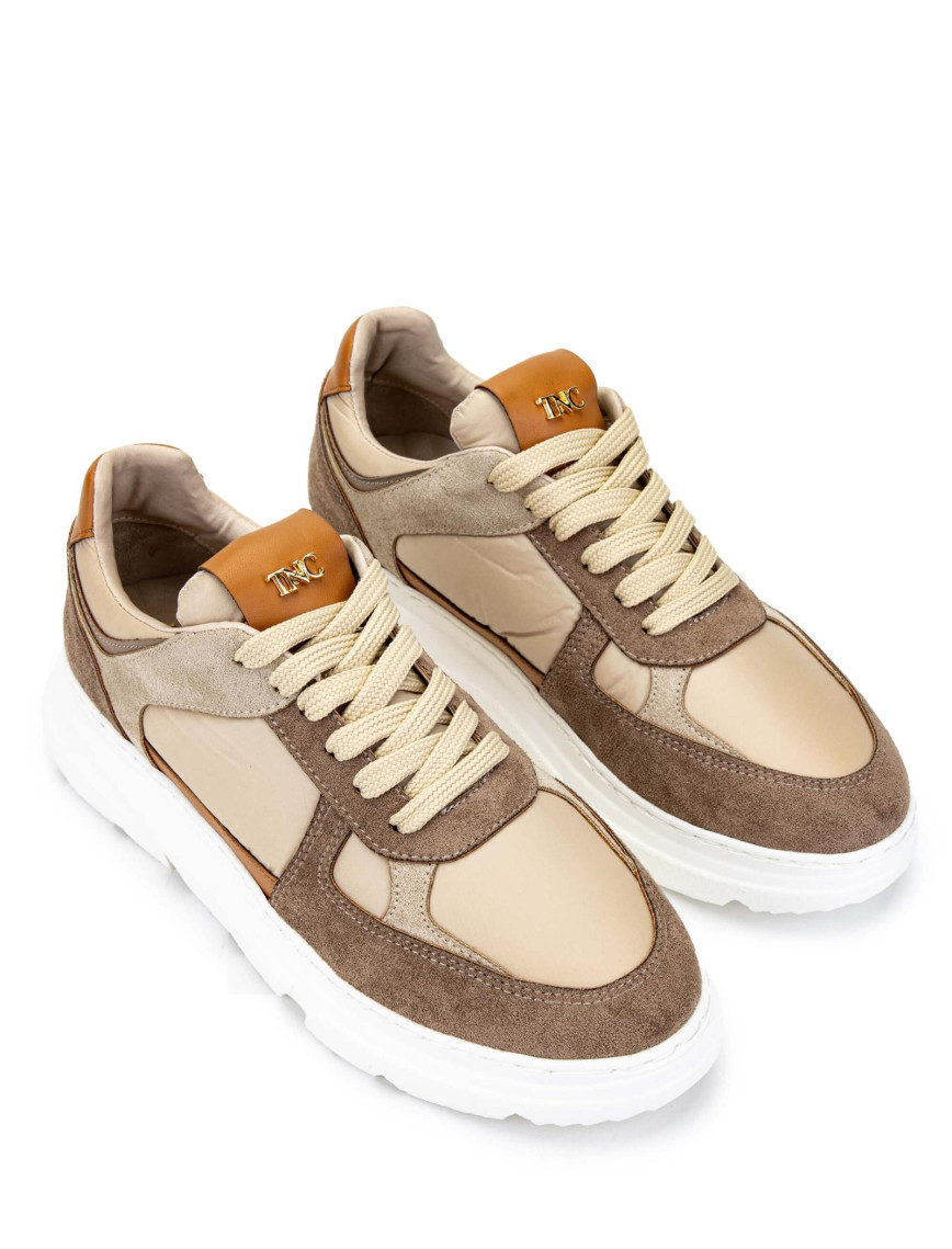 Tamer Tanca Kadın Hakiki Deri Kahverengi Sneakers & Spor Ayakkabı