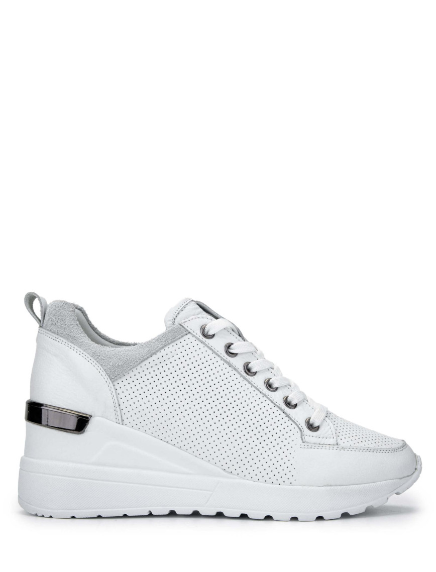 Tamer Tanca Kadın Hakiki Deri Siyah Deri Sneakers & Spor Ayakkabı