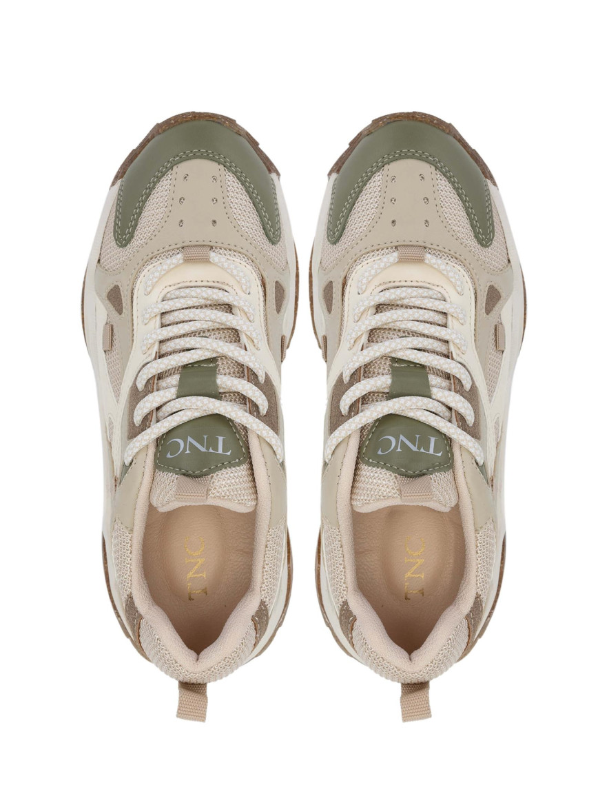 Tamer Tanca Kadın Vegan Beyaz/Haki Sneakers & Spor Ayakkabı Tamer Tanca Kadın Vegan Beyaz/Haki Sneakers & Spor Ayakkabı