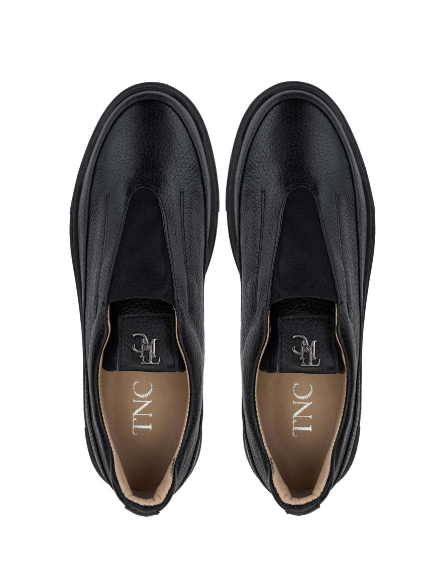 Tamer Tanca Kadın Hakiki Deri Siyah Floter Sneakers & Spor Ayakkabı Tamer Tanca Kadın Hakiki Deri Siyah Floter Sneakers & Spor Ayakkabı