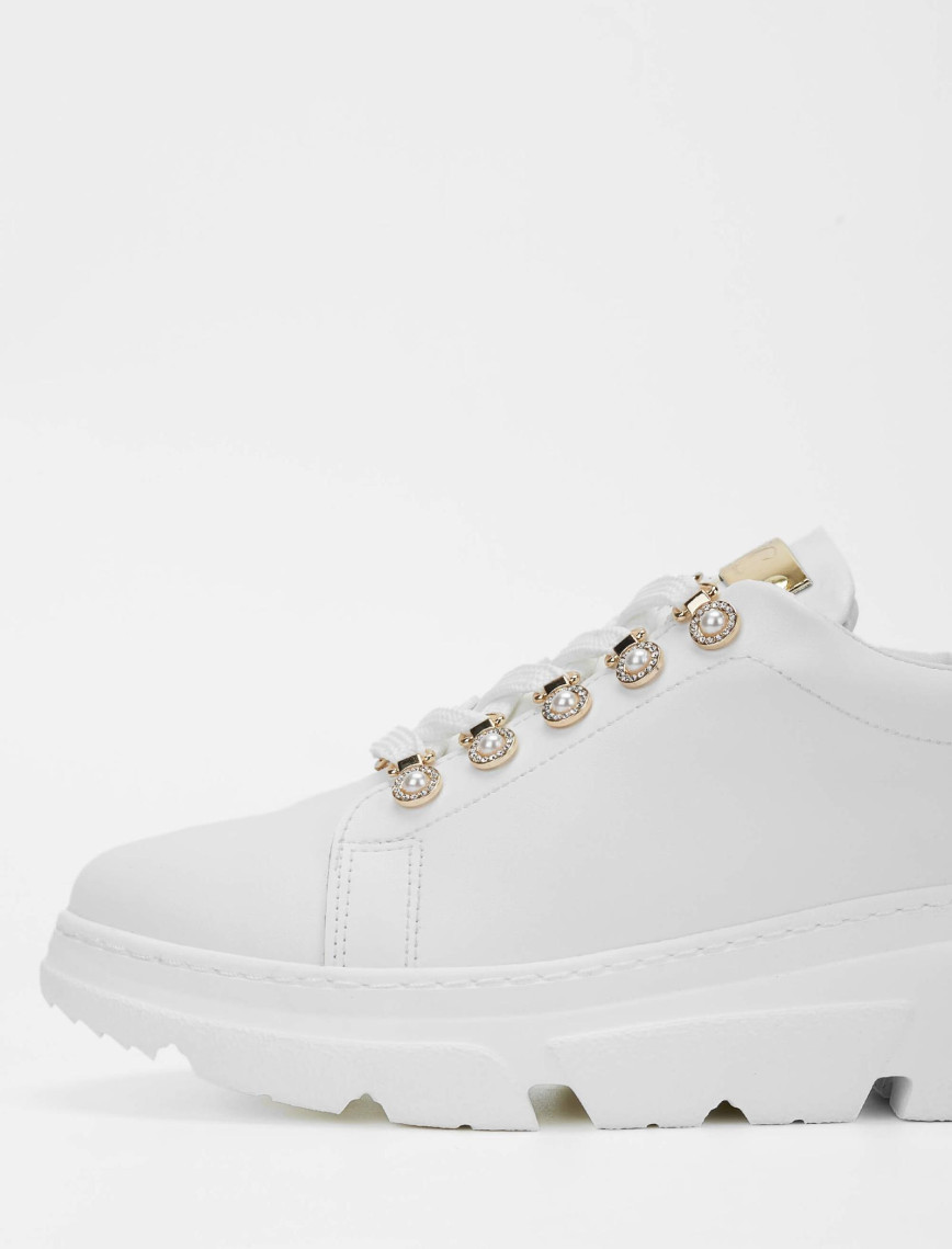 Tamer Tanca Kadın Vegan Beyaz Sneakers & Spor Ayakkabı