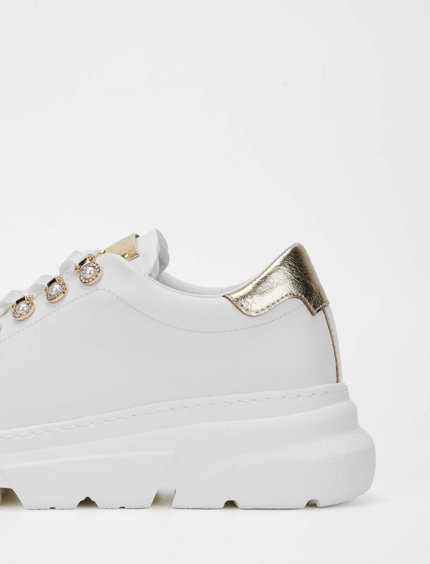 Tamer Tanca Kadın Vegan Beyaz Sneakers & Spor Ayakkabı