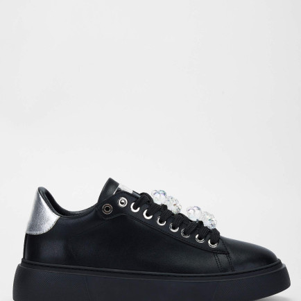 Tamer Tanca Kadın Vegan Siyah Sneakers & Spor Ayakkabı