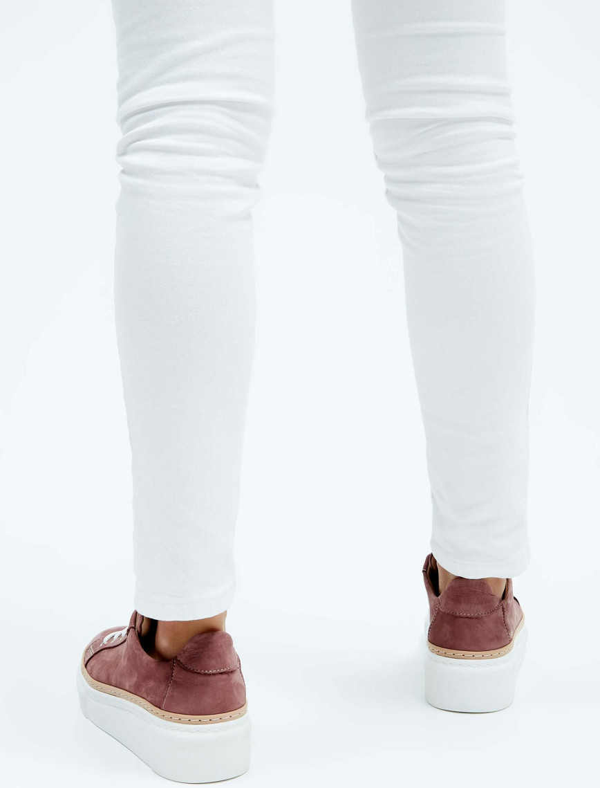 Tamer Tanca Kadın Hakiki Deri Gül Kurusu Nubuk Sneakers & Spor Ayakkabı Tamer Tanca Kadın Hakiki Deri Gül Kurusu Nubuk Sneakers & Spor Ayakkabı