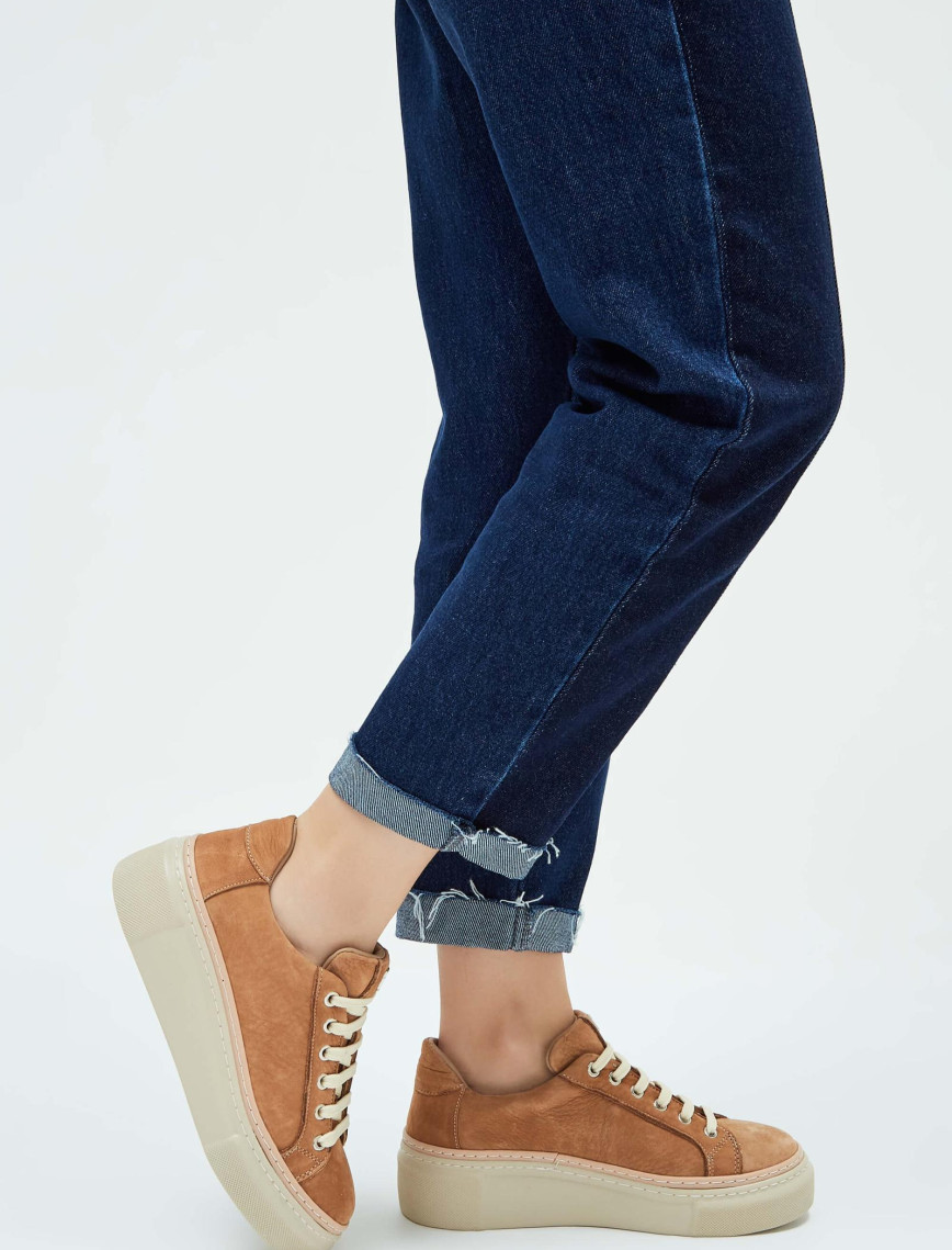 Tamer Tanca Kadın Hakiki Deri Taba Sneakers & Spor Ayakkabı Tamer Tanca Kadın Hakiki Deri Taba Sneakers & Spor Ayakkabı