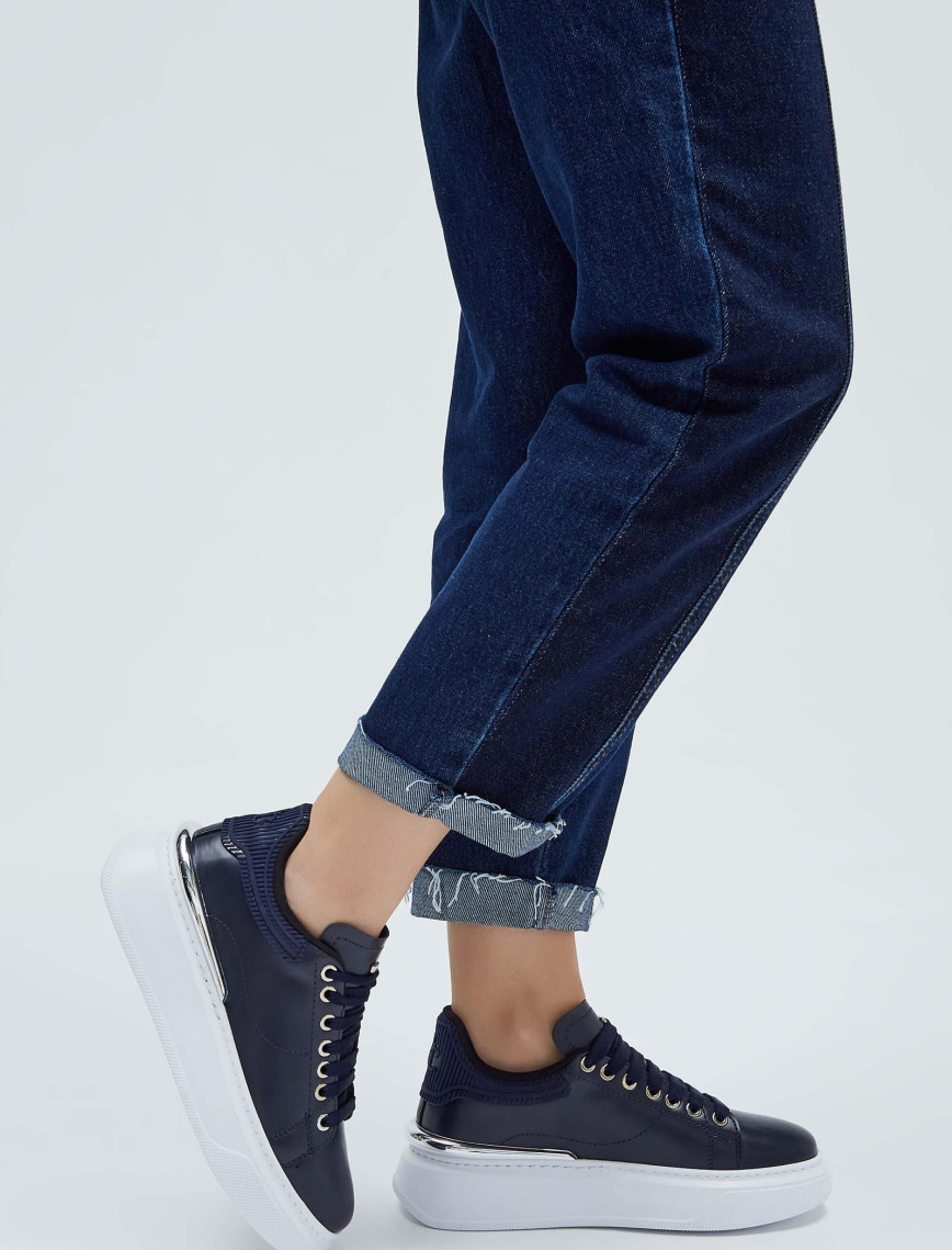 Tamer Tanca Kadın Vegan Lacivert Sneakers & Spor Ayakkabı