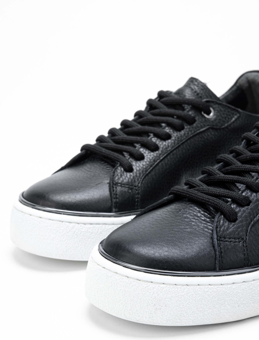 Tamer Tanca Kadın Hakiki Deri Siyah Sneakers & Spor Ayakkabı Tamer Tanca Kadın Hakiki Deri Siyah Sneakers & Spor Ayakkabı