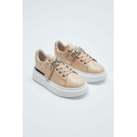Tamer Tanca Kadın Vegan Bej Sneakers & Spor Ayakkabı