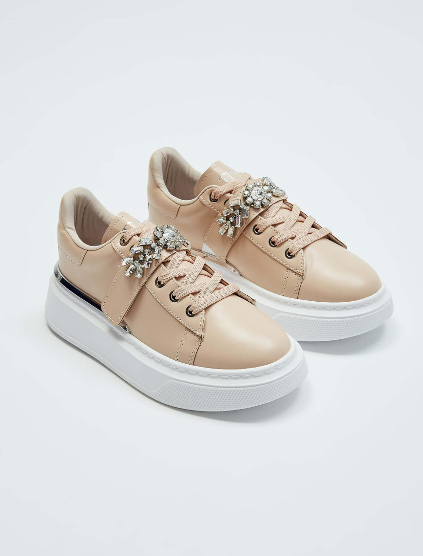 Tamer Tanca Kadın Vegan Siyah Sneakers & Spor Ayakkabı