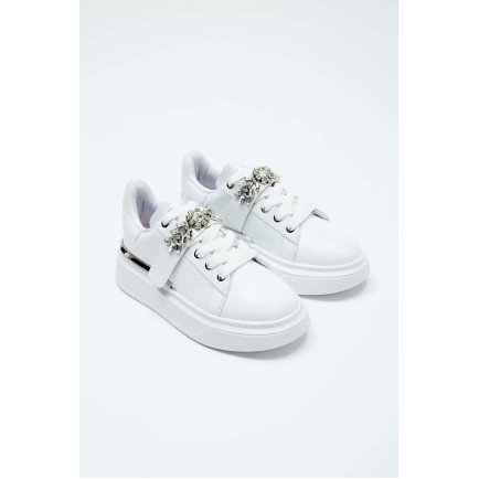 Tamer Tanca Kadın Vegan Beyaz Sneakers & Spor Ayakkabı